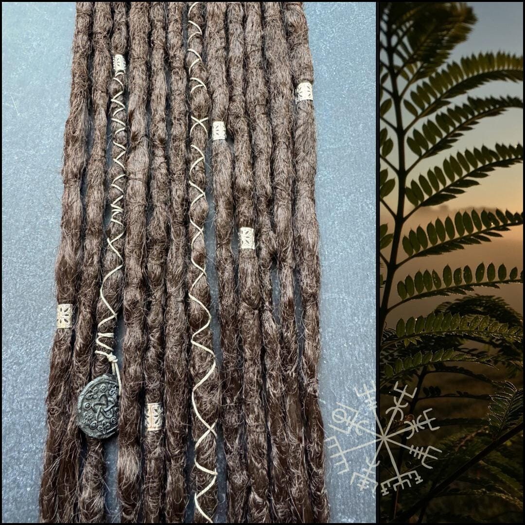 CLIP IN Set BROWN | Dreads Locks Brown Shades Cool Crochet Dreadlocks ...