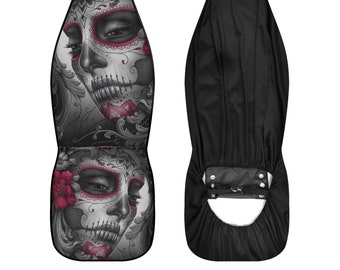 Sugar skull car seat cover - .de