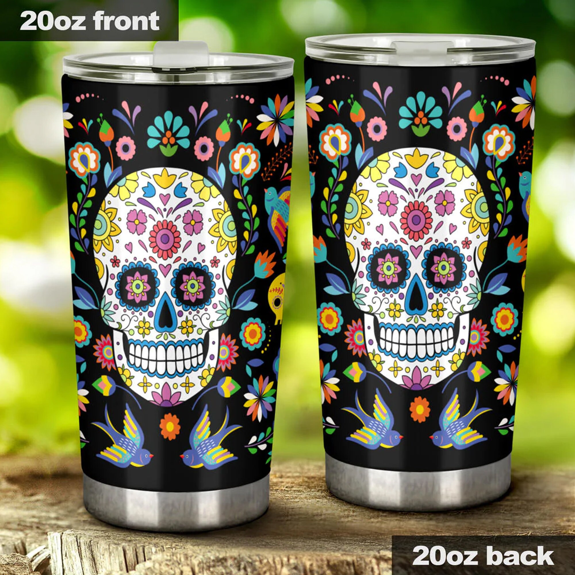 シュガースカルタンブラー、死者の日のカップマグタンブラー