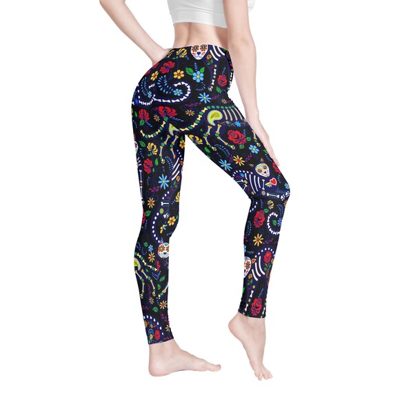 Sugar skull girl stretchy leggings sugar skull girl sport leggings candy skull yoga pants sugar skull girl yoga pants sugar skull Gym