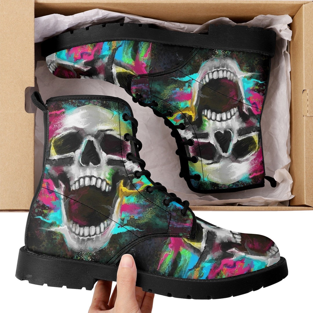 Skull Splatter Women's Boots main image 0