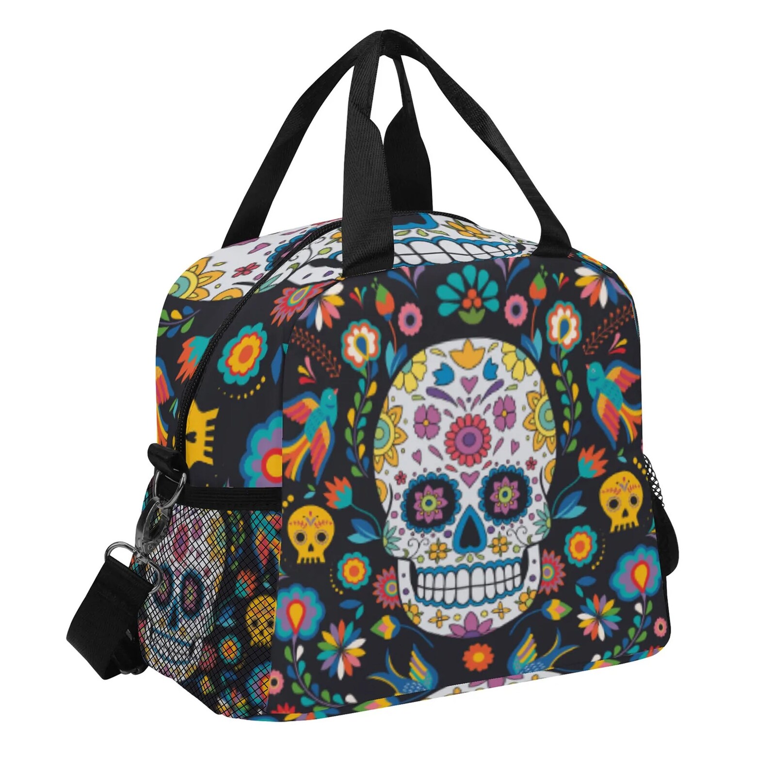 Sugar Skull Lunch Bag Day of the Dead Lunch Bag Sugar Skull Etsy