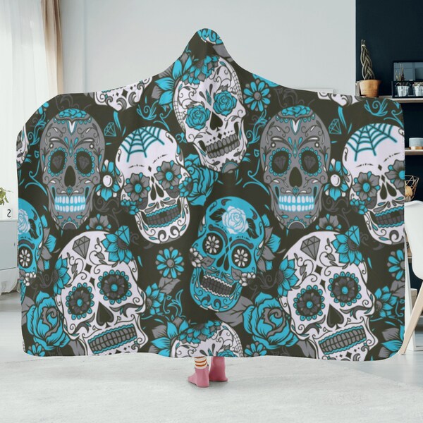Festive Spirit Skull Quilted Blanket NCU0TL1906 main image 0