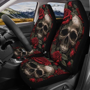 Dragon Skull Auto Sitzbezug Automatte Halloween Gothic Sitzbezug