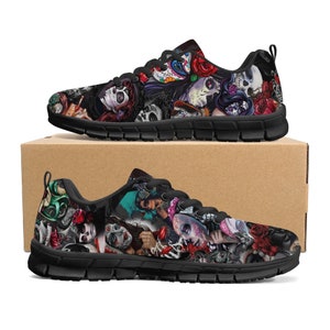 Cinco de mayo skull shoes, sugar skull unisex sneakers, candy skull athletic running shoes, sugar skull girl unisex shoes floral skull shoes