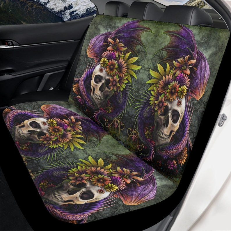 Mexican Skull Pet Car Seat Cover main image 0