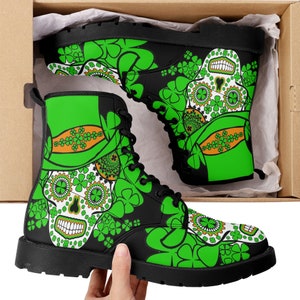 Calavera Boots Etsy