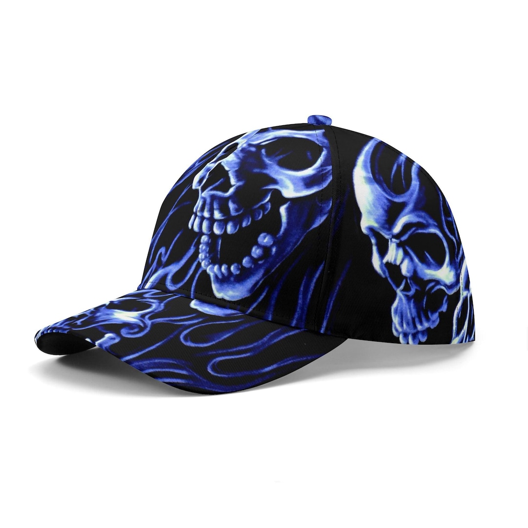 BLACK WEIRDOS　Skull Pattern Hat メンズ BLACK WEIRDOS Skull Pattern Hat