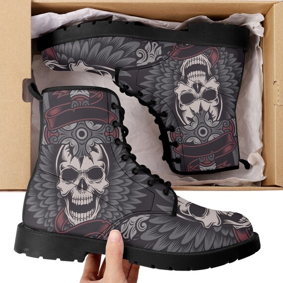 Grim Reaper Men Women Shoes, Grim Reaper Fashion Leather  display picture 1