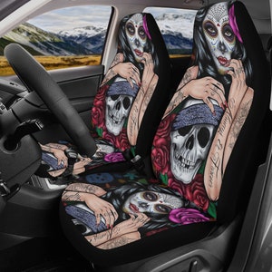 Sugar skull car mat - .de