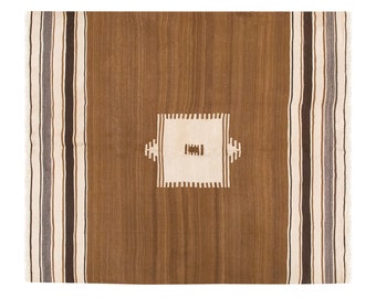 5x6, 4'6 x 5'10 ft, Siirt Blanket Kilim Rug, Siirt Blanket,Turkish Blanket Rug, Anatolian Blanket Rug, Siirt Blanket Rug, Ethnic Blanket Rug