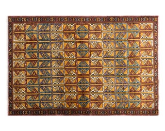 Turkish Rug", Vintage Rug, Area Ru 3'6 x 5'4 feet, Oushak Rug, Antique Rug, Oriental Rug, Handmade Rug, Decorative Rug, Muted Rug, Old Rug