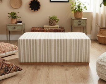 Living Room Furniture,Dining Room Furniture,Ottomans,Decorative Bench,Ottoman Bench, Footstool,Stool,Bench,Furniture,Kilim Covered Bench.