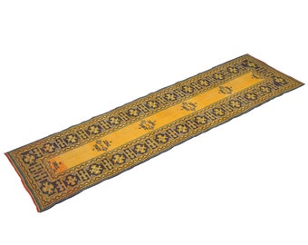 2'6 x 11'1 Floor Turkish Runner,Oushak Rug Runner,Vintage Runner Rug,Oushak Rug Runner,Handmade Rug,Floor rug runner,Home Decor Rug Runner