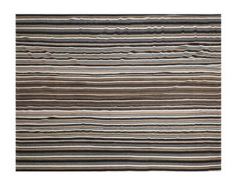 Handmade 1960s Minimalist Turkish Kilim 290×380 cm (9.5×12.5 ft) | Vintage 60+ Year Old Rug