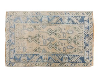Vintage Rug", Area Rug, Turkish Rug, 4.2 x 6.9 feet, Oushak Rug, Antique Rug, Oriental Rug, Handmade Rug, Decorative Rug, Muted Rug, Old Rug