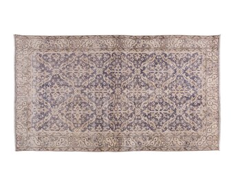 Area Rug, "Turkish Rug, Vintage Rug, 3.10 x 6.4 feet, Oushak Rug, Antique Rug, Oriental Rug, Handmade Rug, Decorative Rug, Muted Rug,Old Rug
