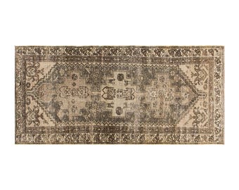 Area Rug, Turkish Rug, Vintage Rug, 2'9 x 6 feet, Oushak Rug, Antique Rug, Oriental Rug, Handmade Rug, Decorative Rug, Old Rug