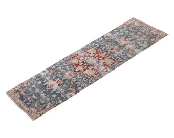3x9 rug,2'8 X 9'4 feet rug runner,Oushak runner rug,oushak runner vintage,hallway long narrow runner,home decor rug Runner,Turkish Runner