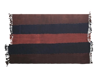 Vintage Turkish Kilim Rug, 5.9 x 13 ft, 180 x 390 cm, Handwoven Wool Kilim Rug