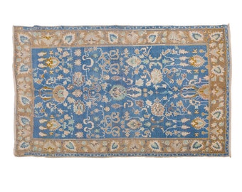 4x7 rug, 4.3 x 7.3 rug, Turkish Rug, Vintage Rug, Area Rug, 4.3 x 7.3 feet, Oushak Rug, Antique Rug, Oriental Rug, Handmade Rug, Old Rug