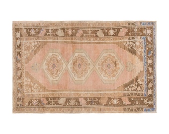 Chic" Rug, 5" x 9" feet 153 x 272 cm, Free Shipping, Vintage Rug,Turkish Rug,Decorative Rug,Oushak Rug,Rug