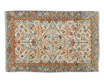 2x4 rug, 2.5 x 3.11 rug, Area Rug, Turkish Rug, Vintage Rug, 2.5 x 3.11 feet, Oushak Rug, Antique Rug, Oriental Rug, Handmade Rug, Old Rug