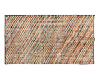 Oushak Rug, 2.11 x 6.7 feet, Antique Rug, Oriental Rug, Handmade Rug, Decorative Rug, Small Rug, Old Rug, Area Rug, Turkish Rug,Vintage Rug