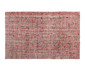 6x9 rug, 5.6 x 9.4 rug, Vintage Rug", Area Rug, Turkish Rug, 5.6 x 9.4 feet, Oushak Rug, Antique Rug, Handmade Rug, Large Rug, Old Rug