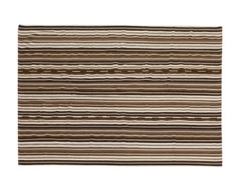 Striped Design Turkish Kilim Rug,Stripe Kilim Rug,193x276cm,Minimalist Modern Kilim Rug,Striped Turkish Rug, Striped Kilim Rug 6'4x9'1 feet