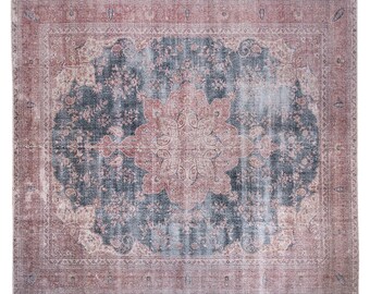 12x15 rug, 11.9 x 14.6 rug, Turkish Rug, Vintage Rug, Area Rug, 11.9 x 14.6 feet, Oushak Rug, Antique Rug, Oversized Rug, Large Rug, Old Rug