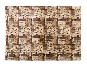 Vintage Rug", Area Rug, Turkish Rug, 3.11 x 5.3 feet, Oushak Rug, Antique Rug, Oriental Rug, Handmade Rug, Decorative Rug, Old Rug