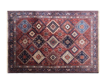 Area Rug, Turkish Rug, Vintage Oushak Rug, 60+ Years Old, 200 x 300 cm / 6.6 x 9.8 ft, Antique Rug, Oriental Rug, Handmade Wool Rug