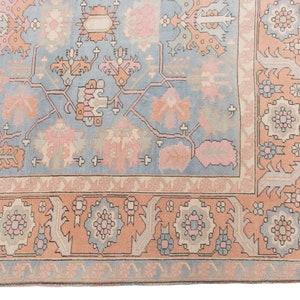 8x10 rug, Large Rug, Area Rug, Turkish Rug, Vintage Rug, 7.6 x 10.2 feet, Antique Rug, Oriental Rug, Handmade Rug, Oushak Rug,Old Rug, Wool image 6