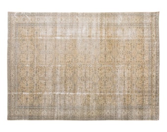 Large Rug, Area Rug, Turkish Rug, Vintage Rug, 8 x 12.2 feet, Antique Rug, Oriental Rug, Handmade Rug, Decorative Rug, Oushak Rug,Old Rug