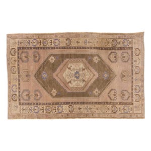 Turkish Rug, Vintage Rug, Area Rug, 4 x 7&#39;5 feet, Oushak Rug, Antique Rug, Oriental Rug, Handmade Rug, Decorative Rug, Large Rug, Old Rug