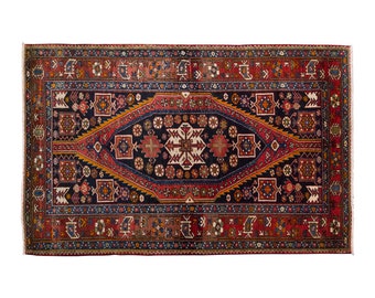 Vintage Rug", Area Rug, Turkish Rug, 4.5 x 6.9 feet, Oushak Rug, Antique Rug, Oriental Rug, Handmade Rug, Decorative Rug,Muted Rug,Old Rug
