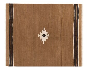 4x5, 4'2 x 4'10 ft, Siirt Blanket Kilim Rug, Siirt Blanket,Turkish Blanket Rug, Anatolian Blanket Rug, Siirt Blanket Rug, Ethnic Blanket Rug