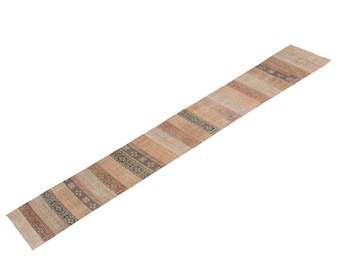 Runner Rug,"Turkish Rug, Vintage Rug, 2.10 x 20.10 feet, Oushak Rug, Antique Rug, Oriental Rug, Hallway Rug, Decorative Rug, Muted Rug