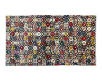 Oushak Rug, Floor Rug, Area Rug, Turkish Rug, Vintage Rug, 3'6 x 6'6 ft, Antique Rug, Oriental Rug, Handmade Rug, Decorative Rug, Old Rug