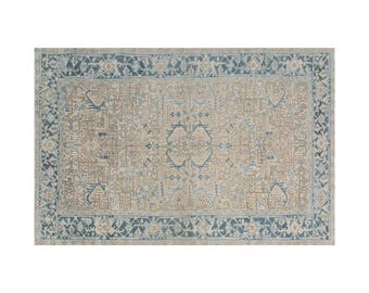 Vintage Rug, Area Rug, Turkish Rug, 7'3 x 10'4 feet, Oushak Rug, Antique Rug, Oriental Rug, Handmade Rug, Decorative Rug, Large Rug,Old Rug