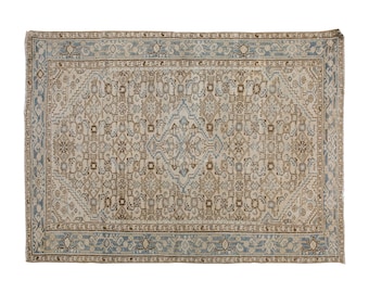 Oushak Rug, Floor Rug, Area Rug, Turkish Rug, Vintage Rug, 4'8 x 6'8 ft, Antique Rug, Oriental Rug, Handmade Rug, Decorative Rug, Old Rug