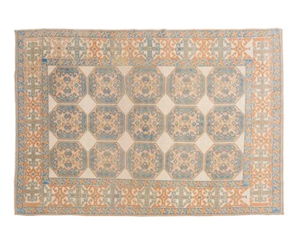Large Rug", 7x9 rug, 6.11 x 9.4 rug, Area Rug, Turkish Rug, Vintage Rug, 6.11 x 9.4 feet, Antique Rug, Oversized Rug, Oushak Rug, Old Rug