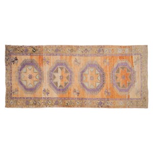 Turkish Rug, Vintage Rug, Area Rug, 4.9 x 12.6 feet, Oushak Rug, Antique Rug, Oriental Rug, Handmade Rug, Decorative Rug, Large Rug, Old Rug