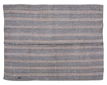 7'10x10'5 feet / 238x317 cm, Vintage Kilim Rug,Goat Hair Turkish Kilim Rug,Minimalist Modern Kilim Rug,Oushak Kilim Rug,Area Rug,Old Rug