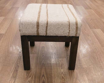 Footstool,Stool,Bench,Furniture,Kilim Covered Bench Living Room Furniture,Dining Room Furniture,Ottomans,Decorative Bench,Ottoman Bench