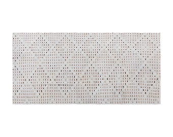 Whispers of Cotton, Vintage Adana Cicim Kilim Rug, 4.3 x 8.9 ft Rug, Handwoven Turkish Cotton Rug