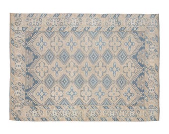 Large Rug, Area Rug, Turkish Rug, Vintage Rug, 6.5 x 9.6 feet, Antique Rug, Oriental Rug, Handmade Rug, Decorative Rug, Oushak Rug, Old Rug