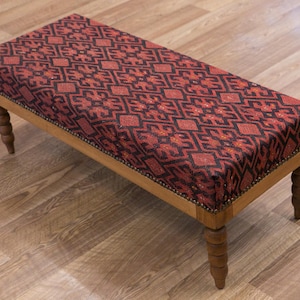 Ottomans,Decorative Bench,Ottoman Bench, Living Room Furniture,Dining Room Furniture,Footstool,Stool,Bench,Furniture,Kilim Covered Bench.