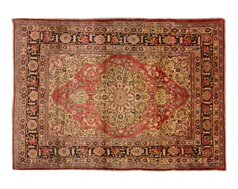 4x6 rug, 4.3 x 5.11 rug, Vintage Rug, Area Rug, Turkish Rug, 4.3 x 5.11 feet, Oushak Rug, Antique Rug, Oriental Rug, Handmade Rug, Old Rug